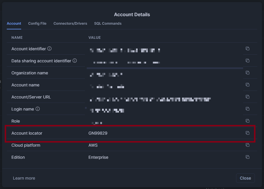 Account Locator